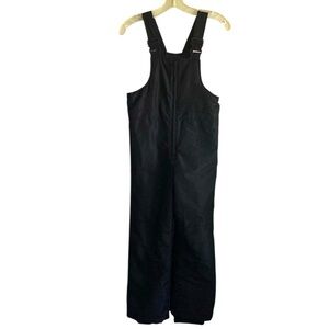 The Children’s PLACE Children’s Unisex Black Puffer Overalls 7/8 M
